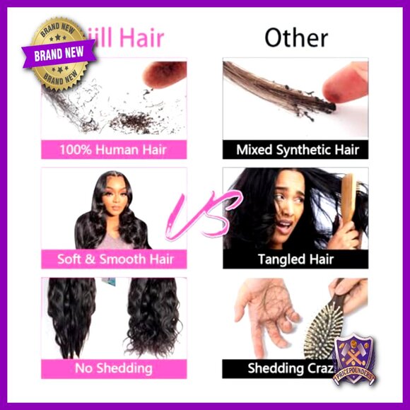 Body Wave Human Hair Extensions 18-24 Inch Brazilian Virgin Hair 4 Bundles